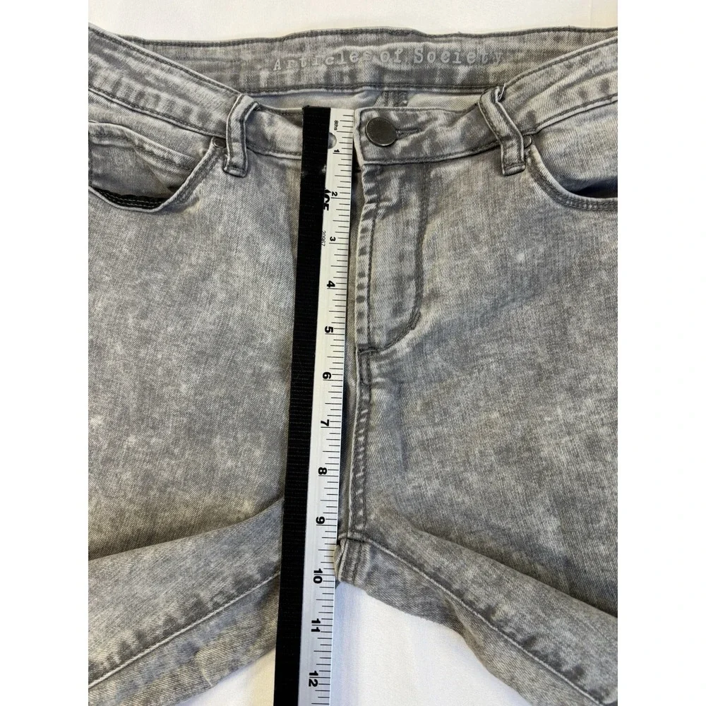 Articles Of Society Women's 29 Gray Trinidad Jeans Sexy Urban Streetwear Y2K 90s